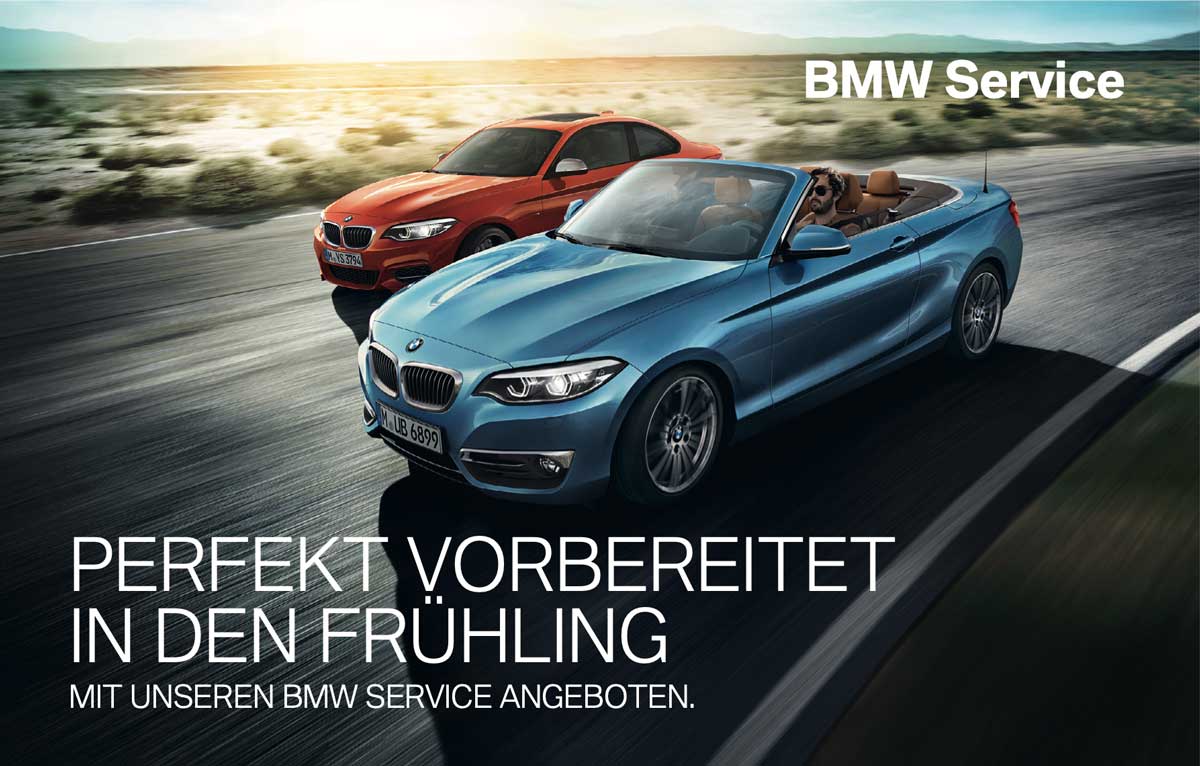 BMW Service Aktionen Frühjahr 2022