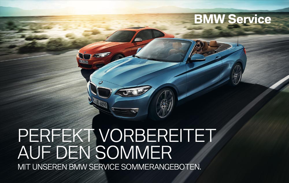 BMW Service Aktion Sommer 2022